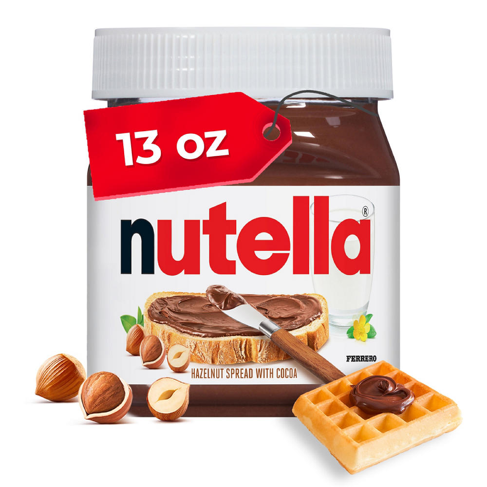 Nutella Hazelnut Spread with Cocoa, 13 oz