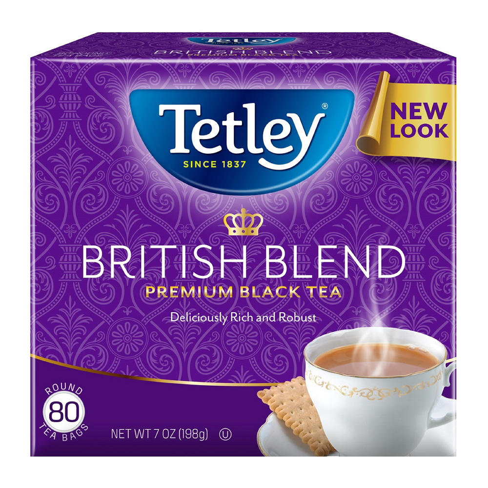 Tetley British Blend Black Tea Bags, 80 ct
