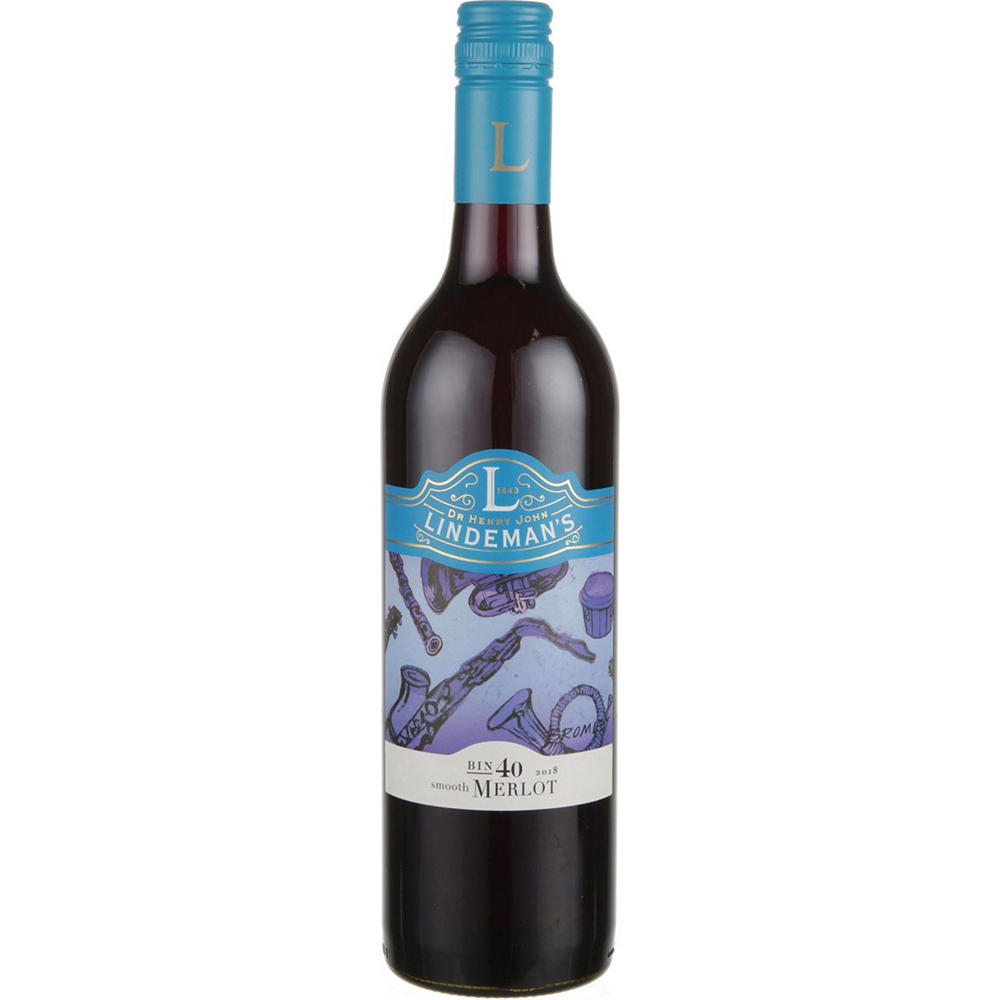 Lindeman's Bin 40 Merlot Australia Red Wine, 750 mL