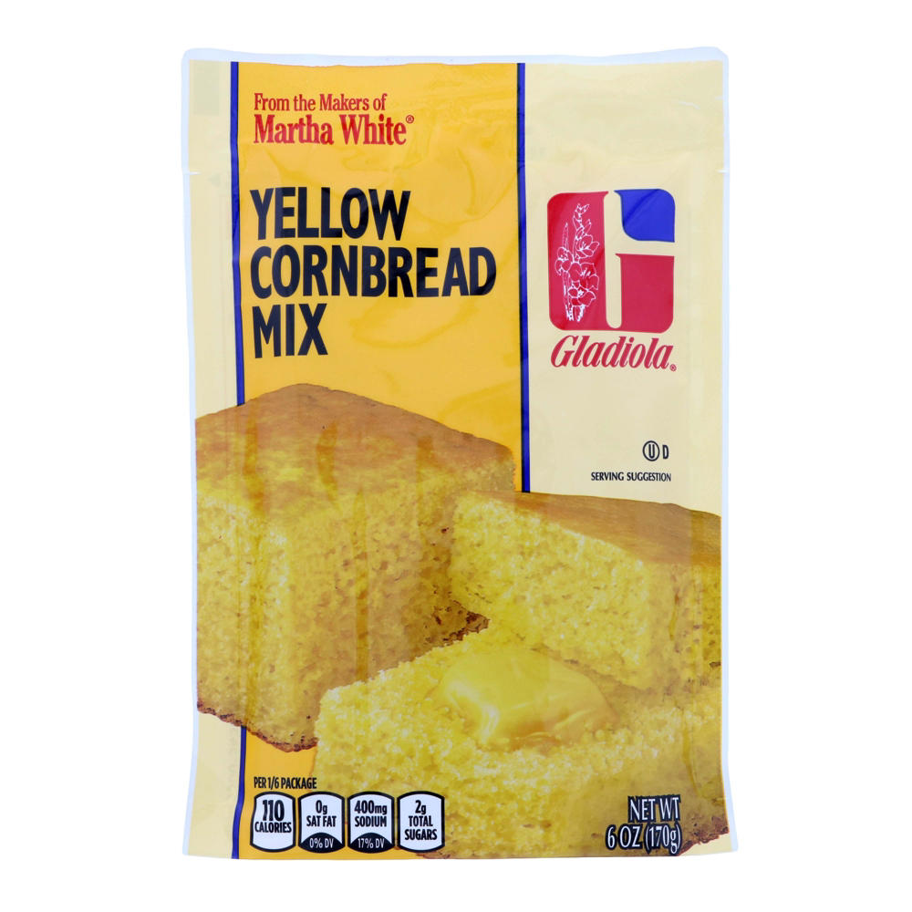 Gladiola Yellow Cornbread Mix, 6 oz