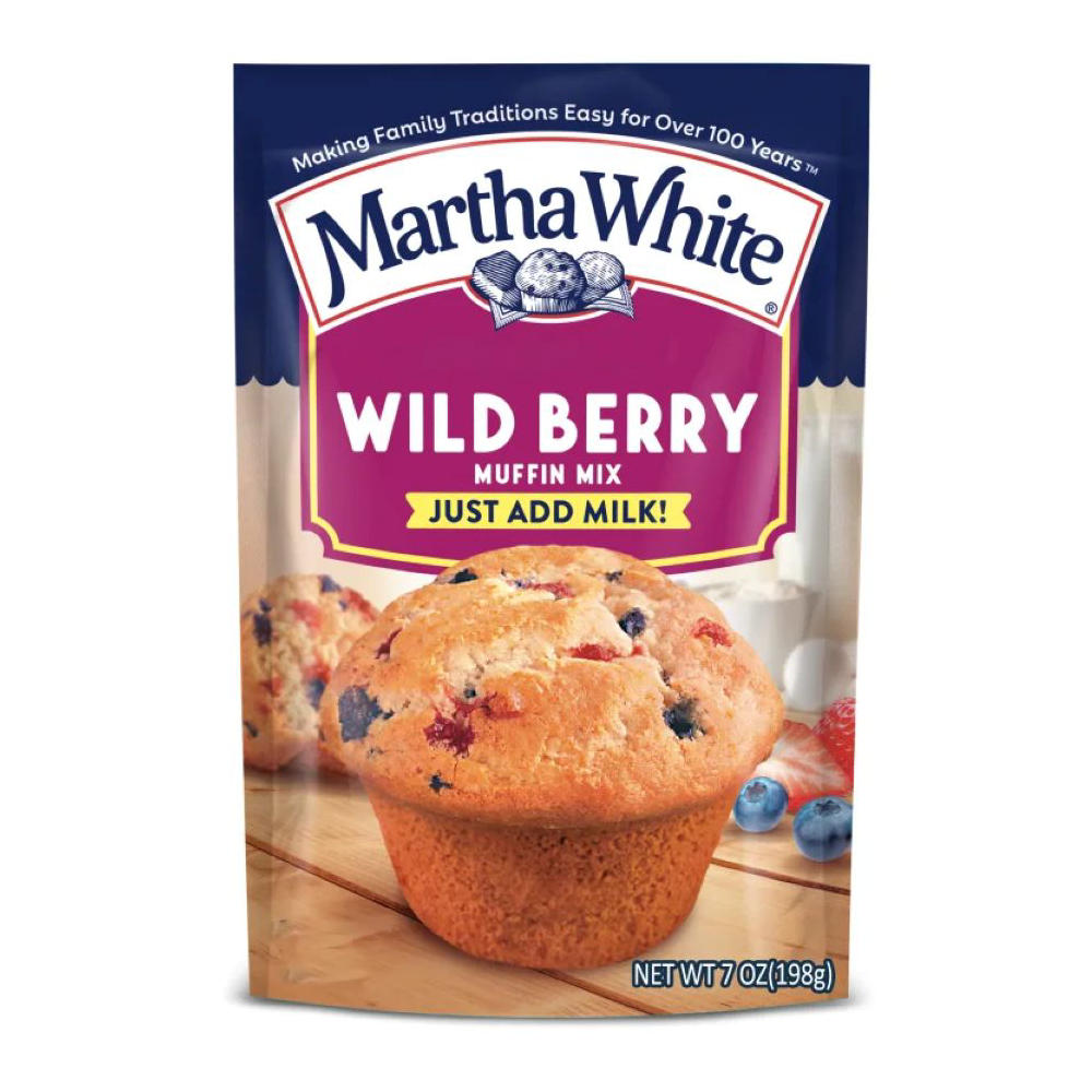 Martha White Wild Berry Muffin Mix, 7 oz