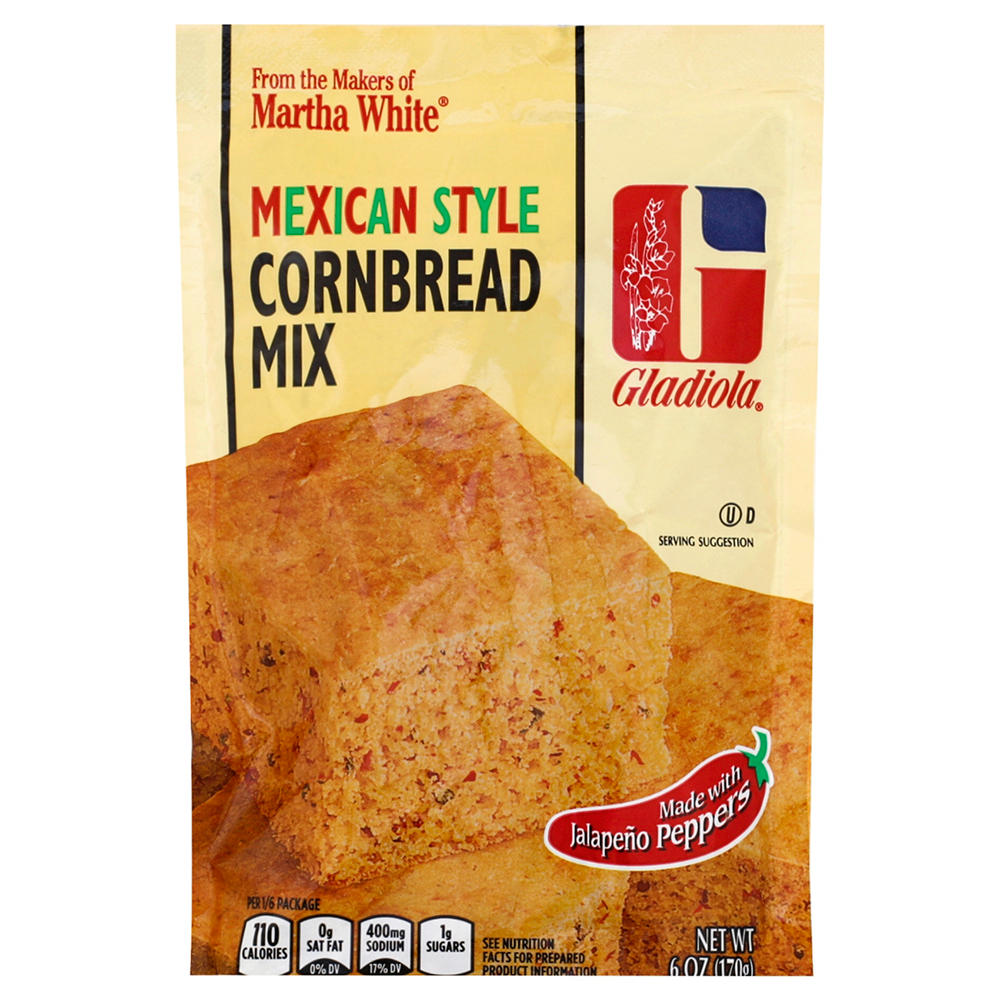Gladiola Mexican-Style Cornbread Mix, 6 oz