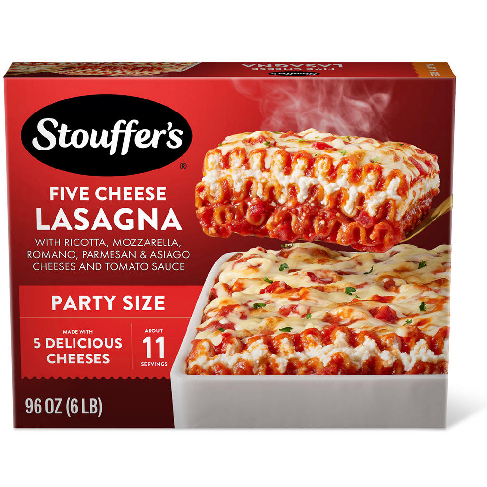 Stouffer's Five Cheese Lasagna - Party Size, 96 oz