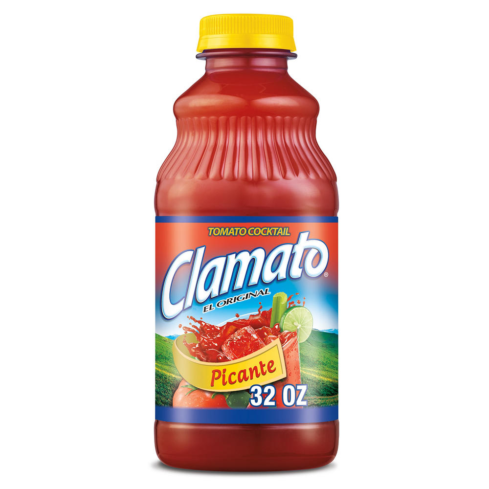 Clamato Picante Tomato Cocktail Mixer, 32 oz
