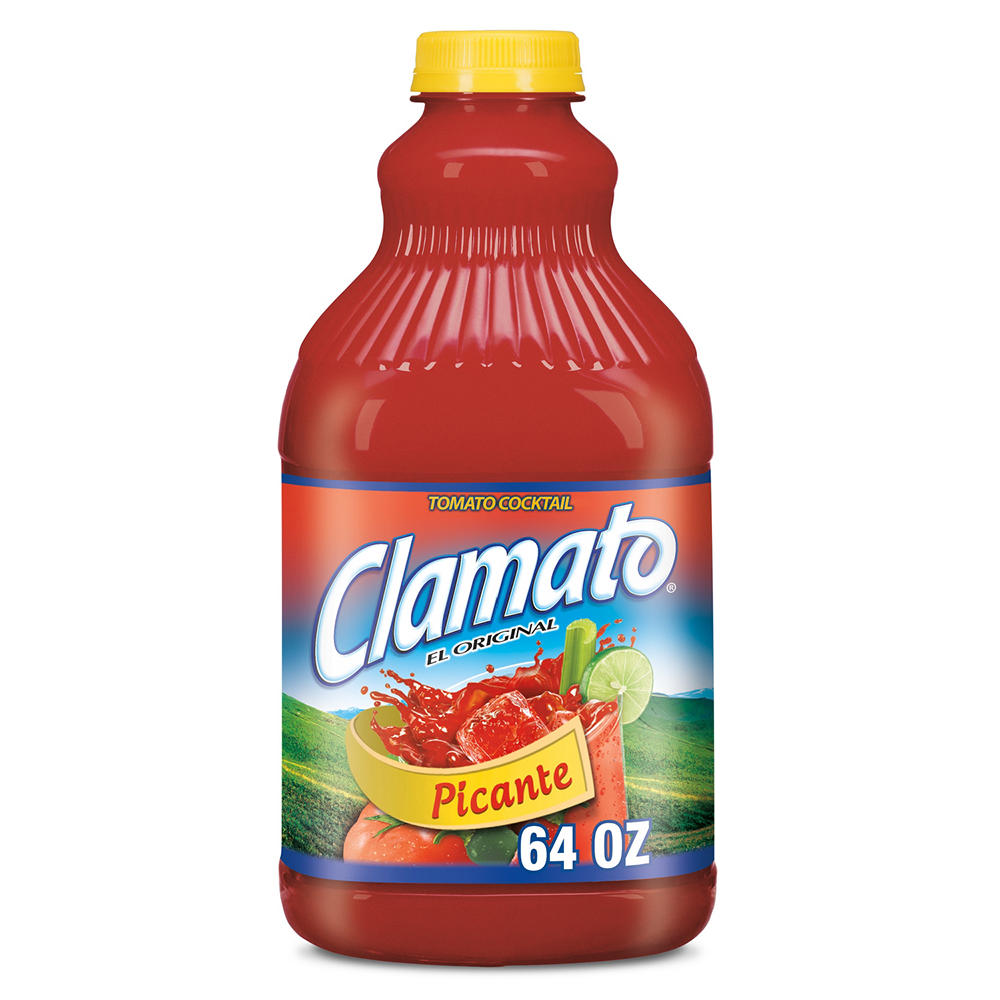 Clamato Picante Tomato Cocktail Mixer, 64 oz