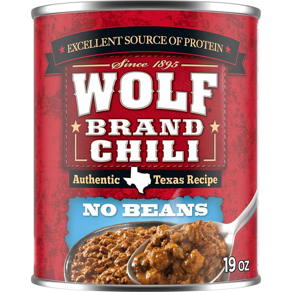 Wolf Chili No Beans, 19 oz