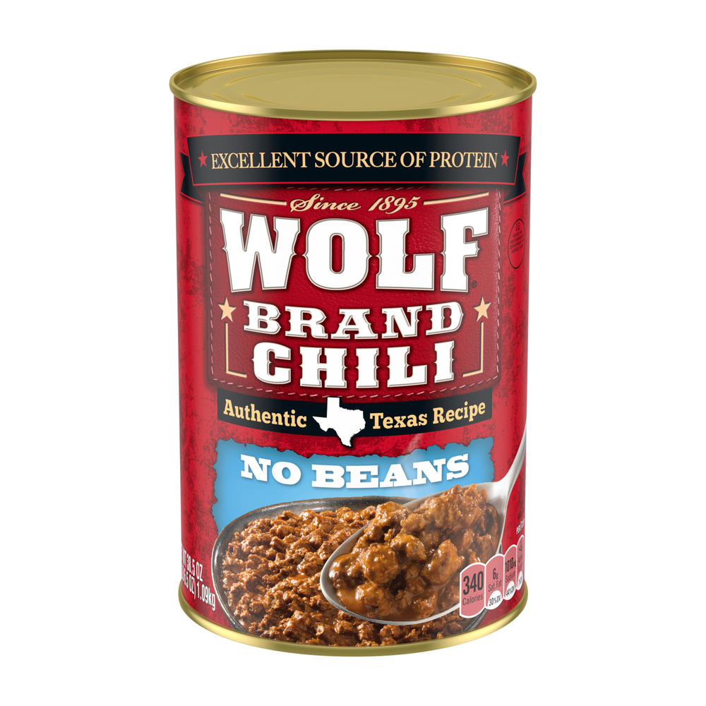 Wolf Chili No Beans, 38.5 oz