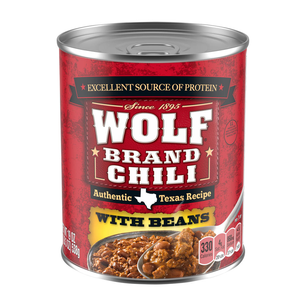 Wolf Chili with Beans, 19 oz