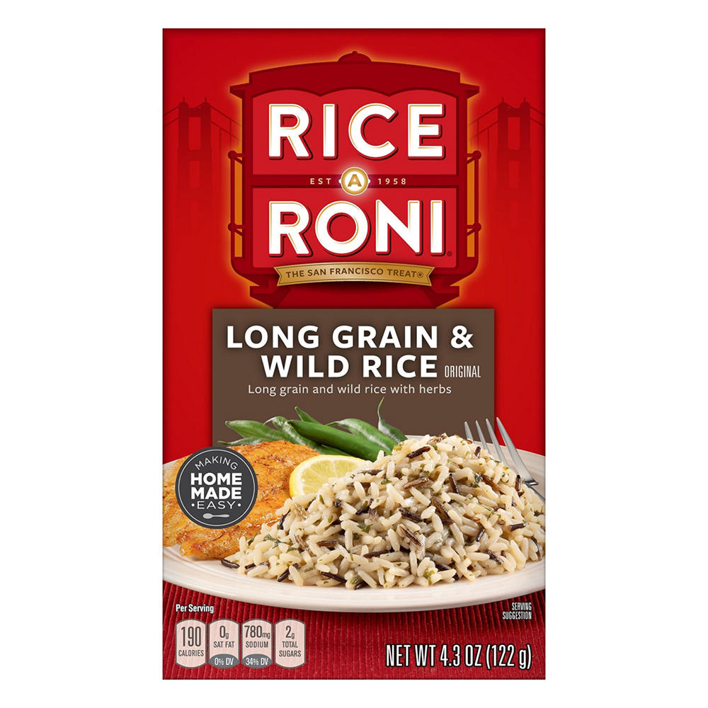 Rice A Roni Long Grain & Wild Rice, 4.3 oz
