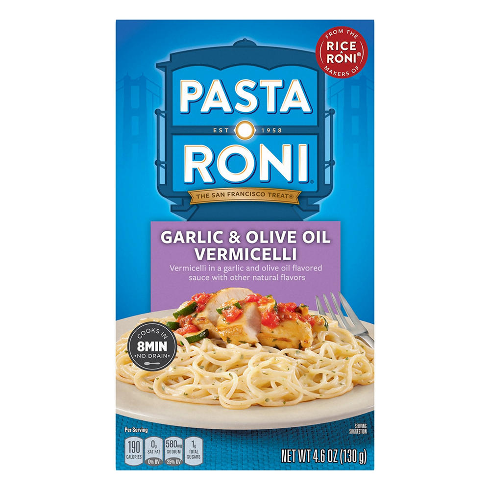 Pasta Roni Garlic and Olive Oil Vermicelli, 4.6 oz
