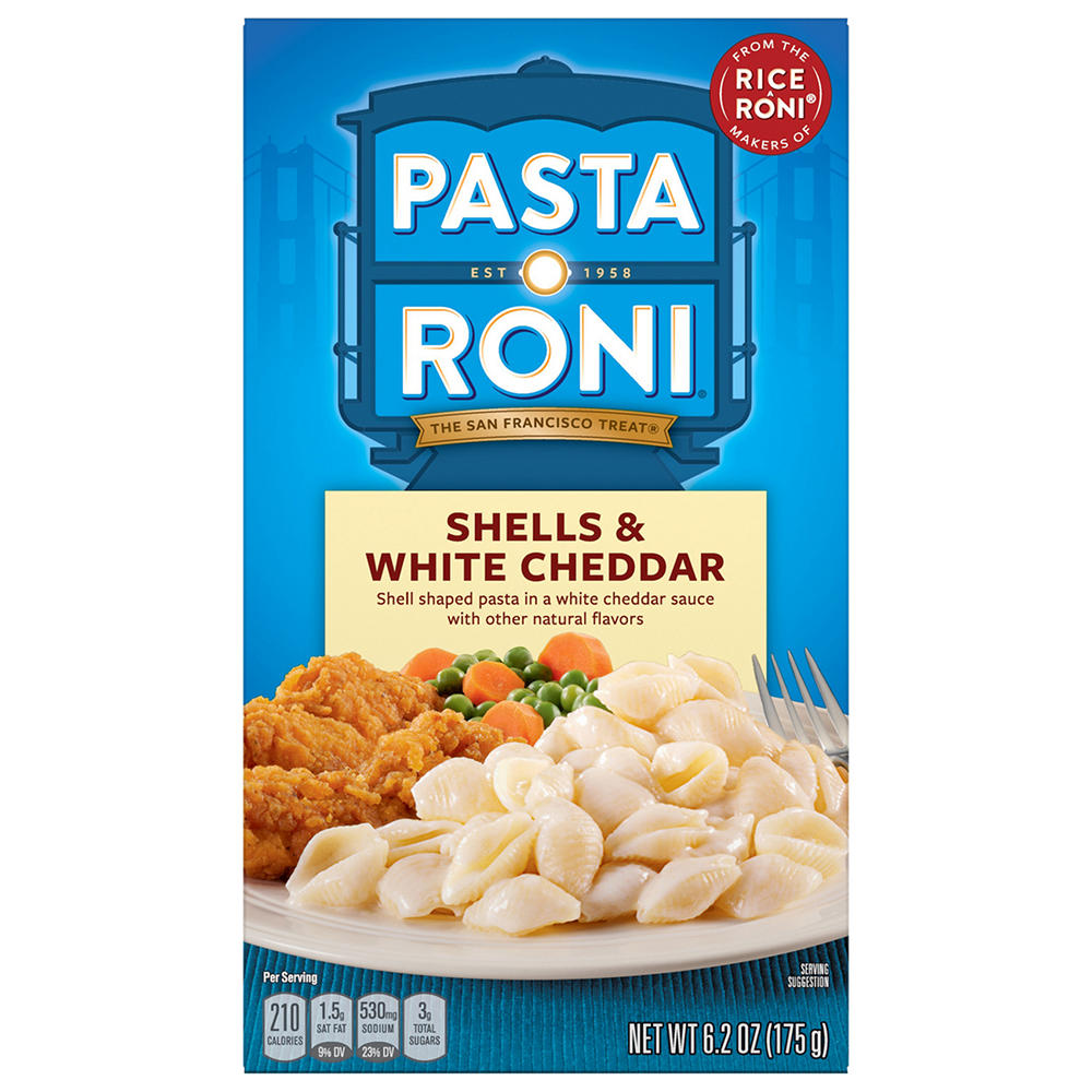 Pasta Roni Shells and White Cheddar Pasta, 6.2 oz