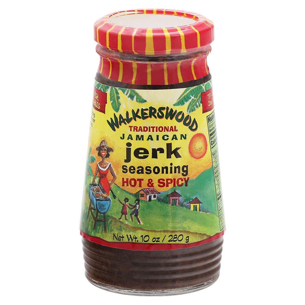 Walkerswood Traditional Jamaican Jerk Seasoning - Hot & Spicy, 10 oz