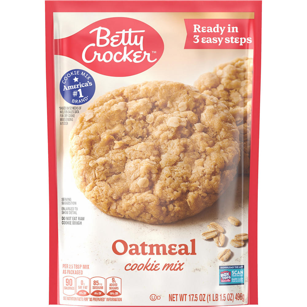 Betty Crocker Oatmeal Cookie Mix, 17.5 oz