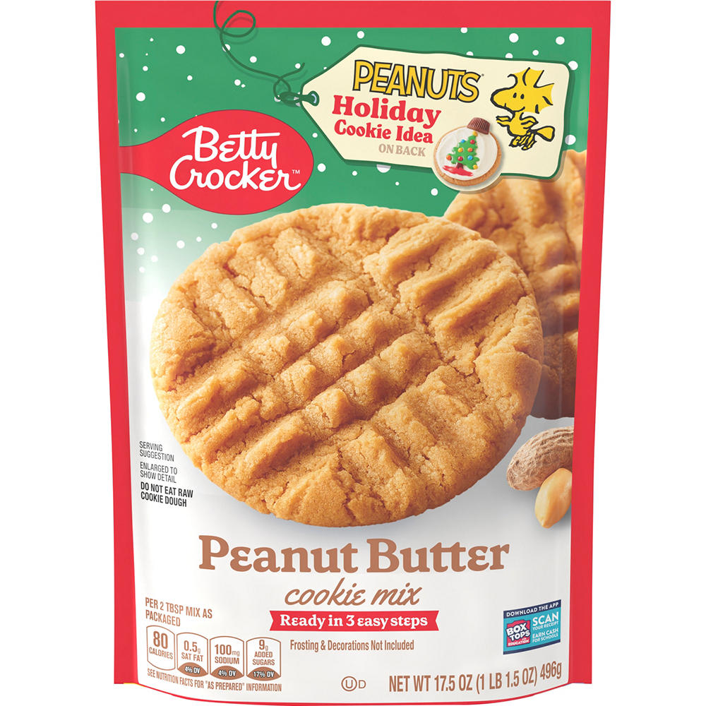 Betty Crocker Peanut Butter Cookie Mix, 17.5 oz