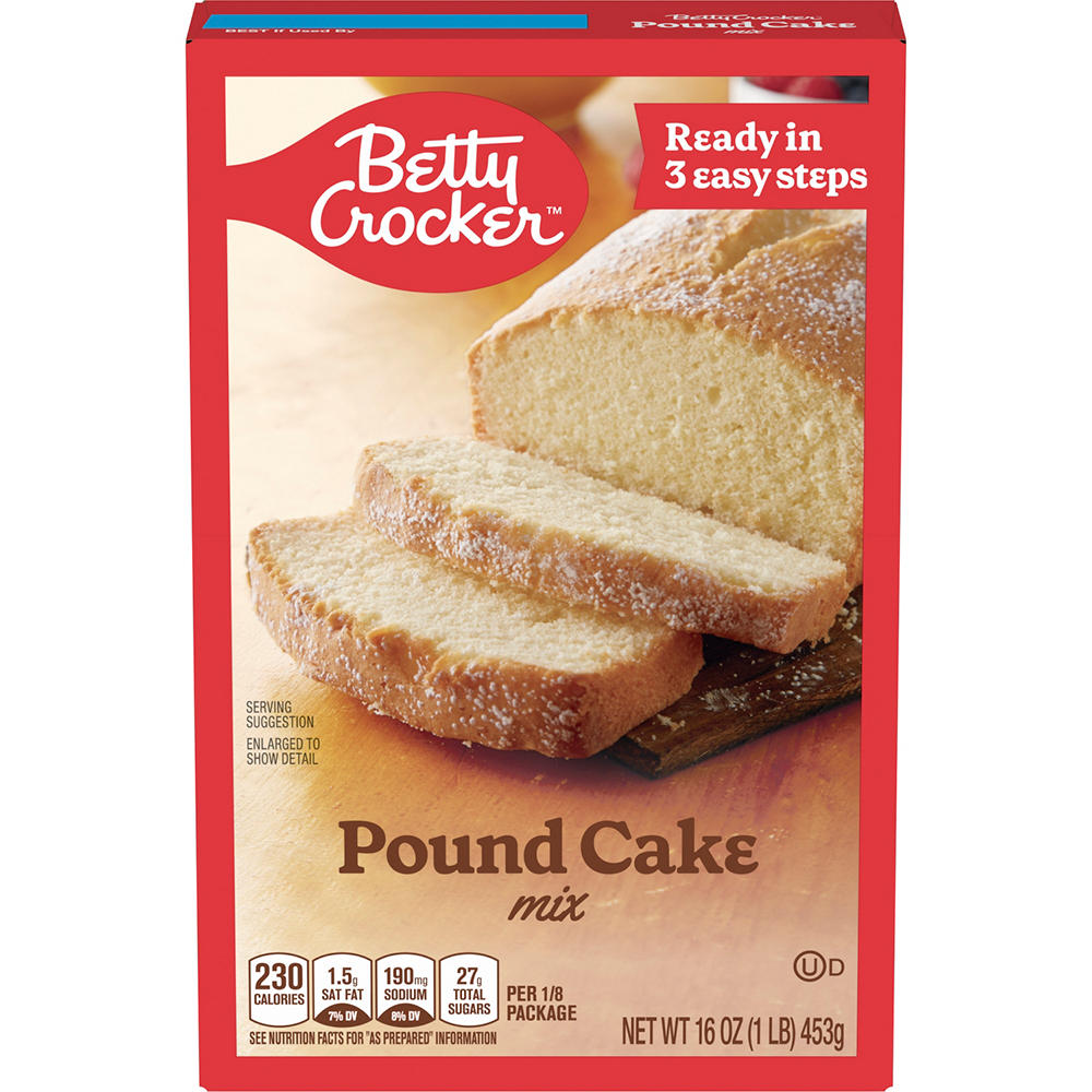 Betty Crocker Pound Cake Mix, 16 oz