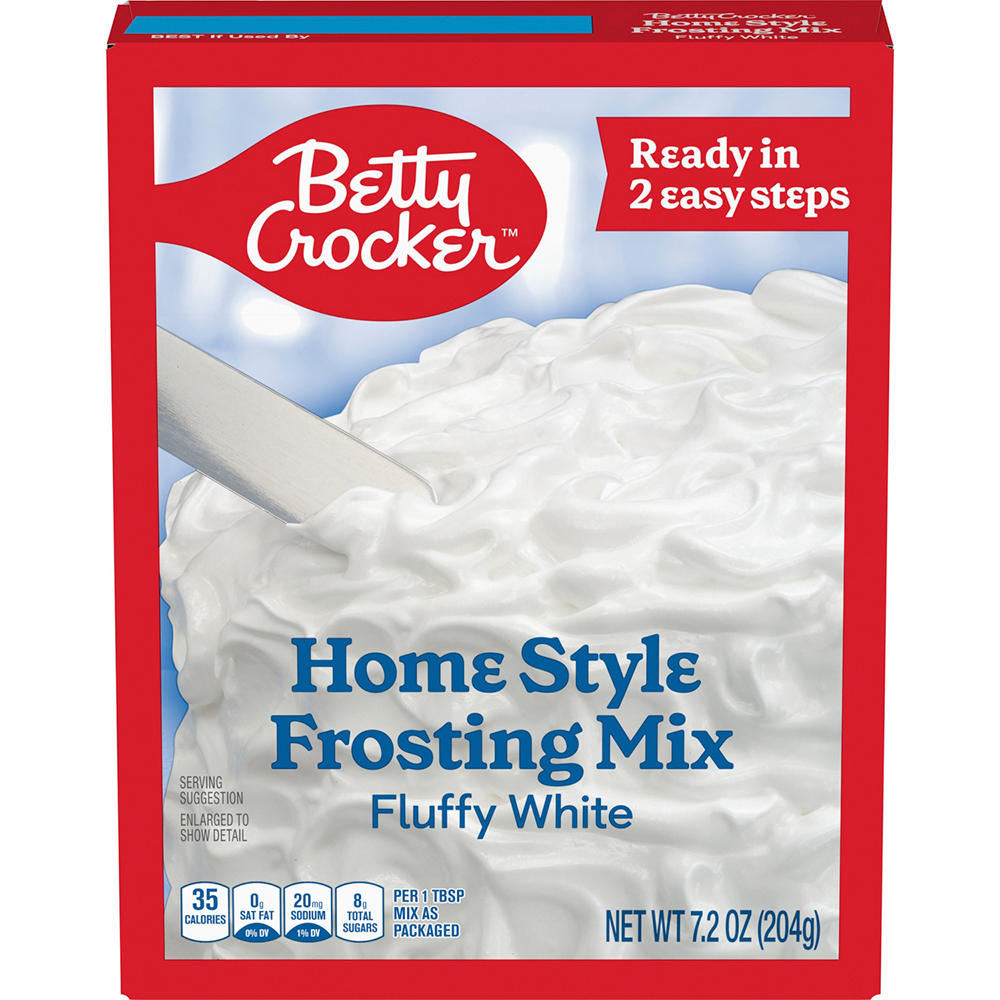 Betty Crocker HomeStyle Frosting Mix - Fluffy White, 7.2 oz