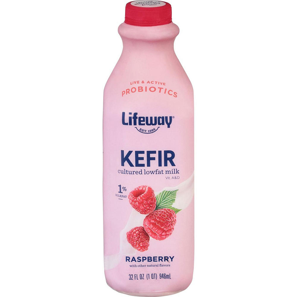 Lifeway Low-Fat Raspberry Kefir, 32 oz