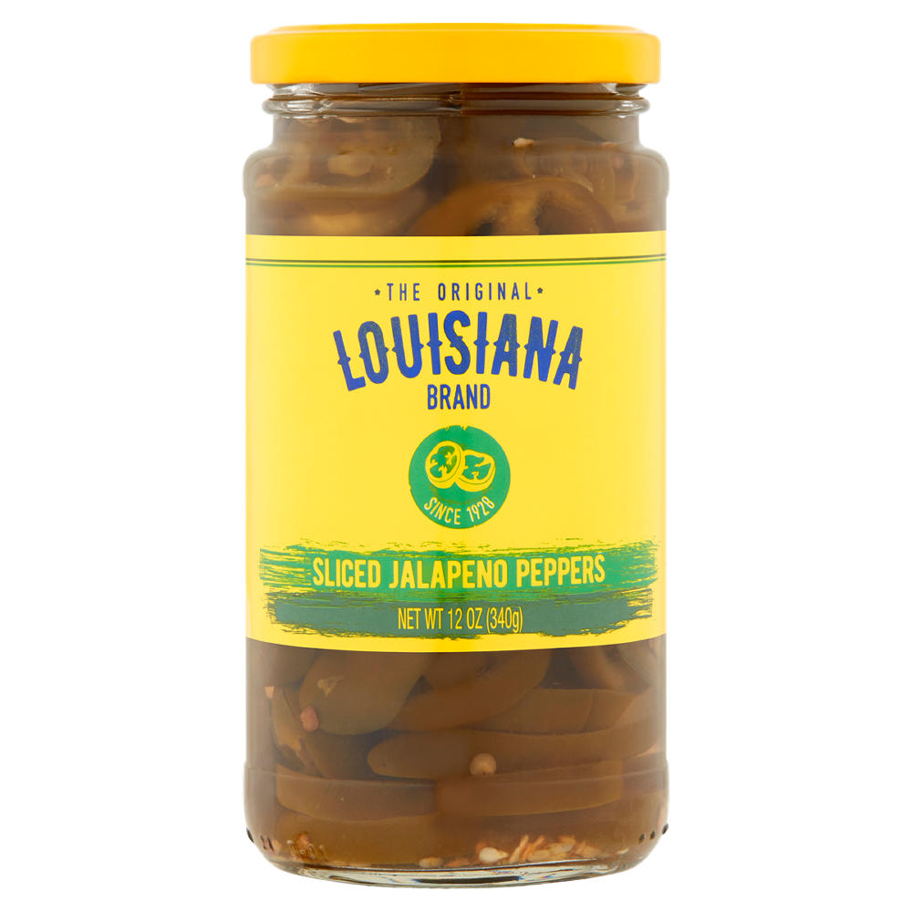 Louisiana Sliced Jalapeno Peppers, 12 oz