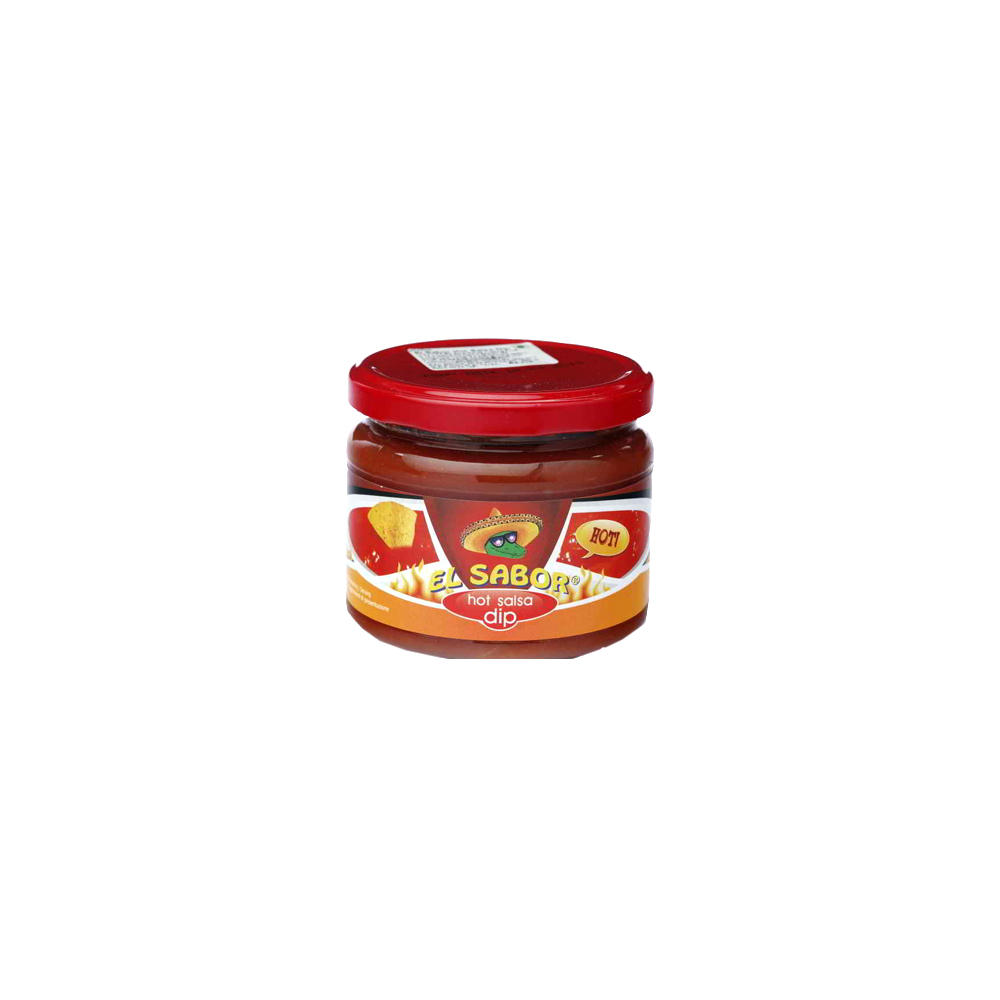 El Sabor Hot Salsa Dip, 16 oz
