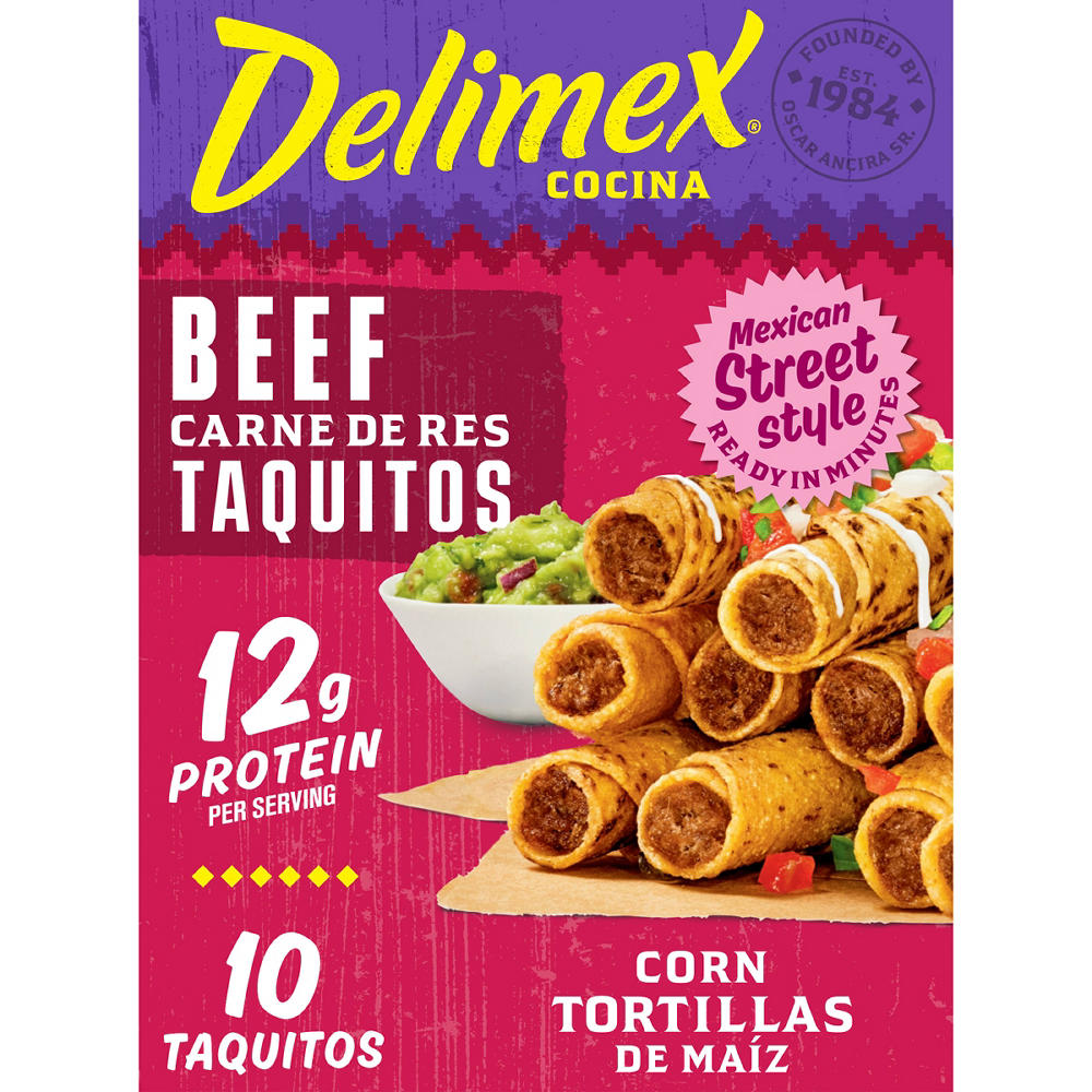 Delimex Beef Taquitos, 10 ct