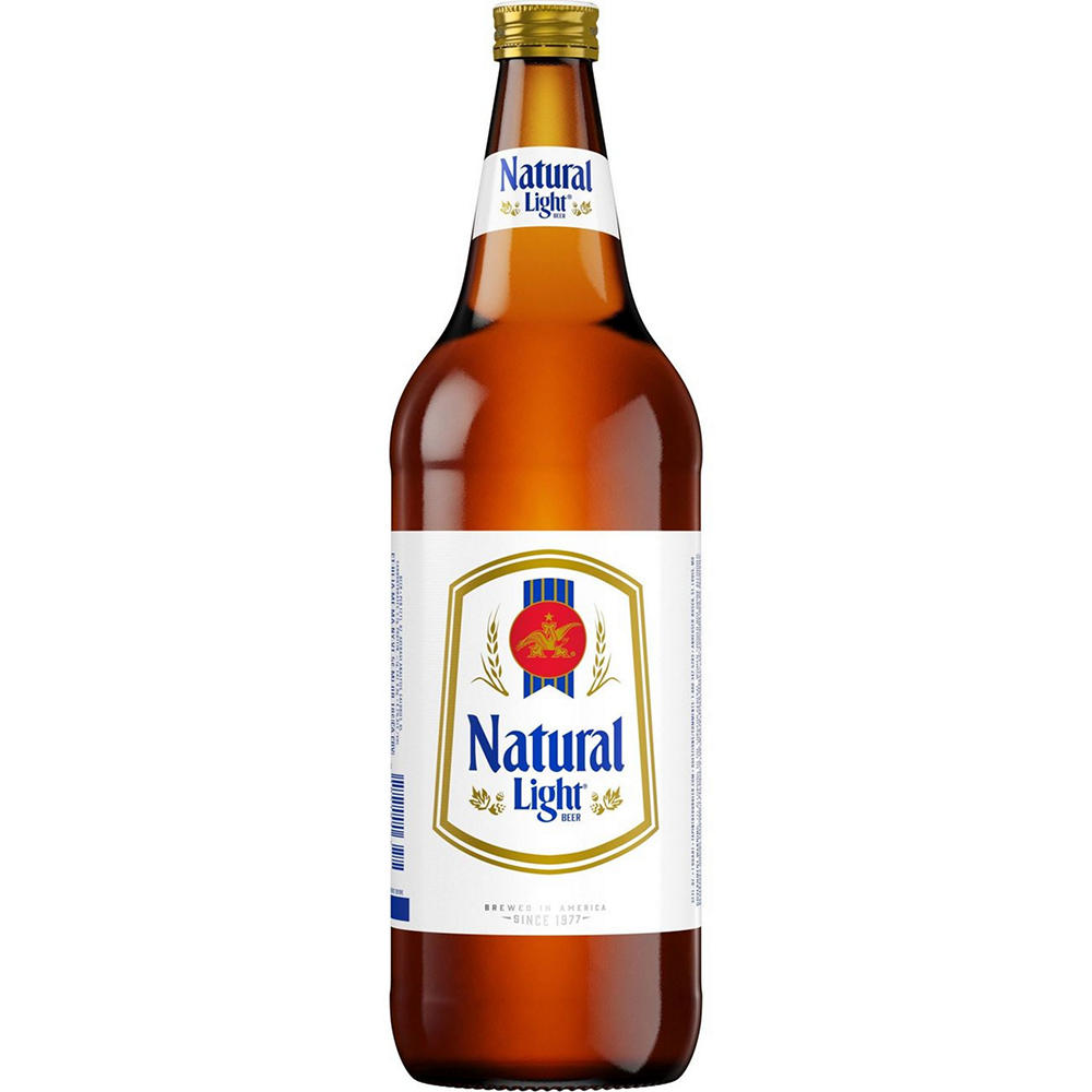 Natural Light Beer Bottle, 32 oz