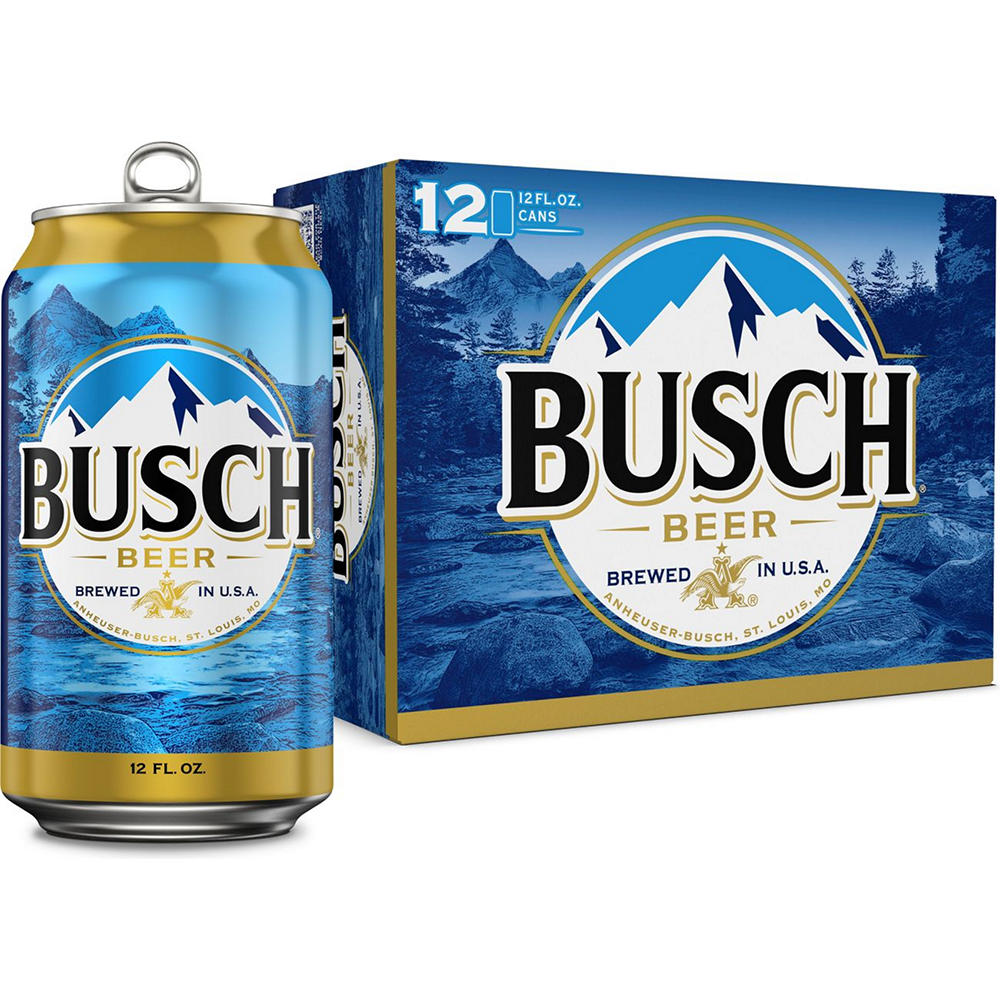 Busch Beer 12 pk Cans, 12 oz