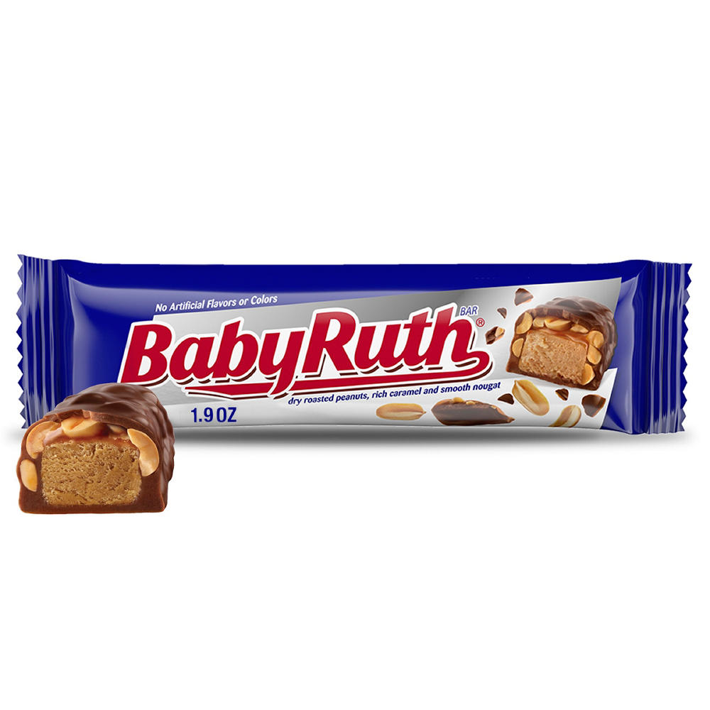 Baby Ruth Full Size Candy Bar, 1.9 oz