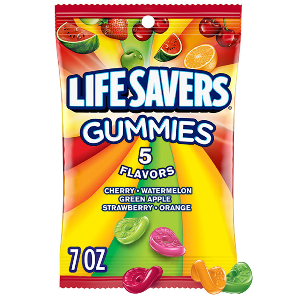 Life Savers 5 Flavors Gummy Candy, 7 oz