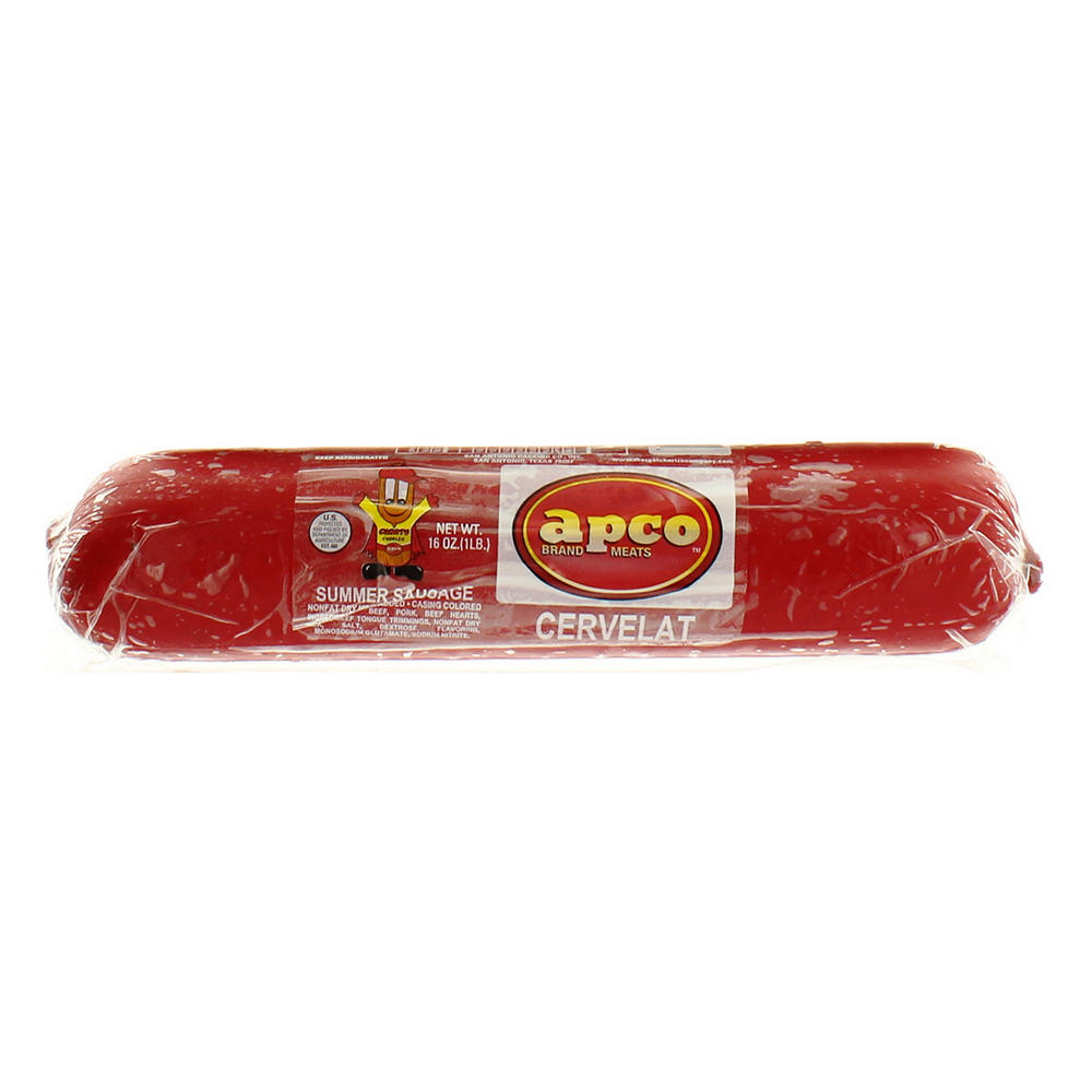 Apco Cervelat Summer Sausage, 16 oz