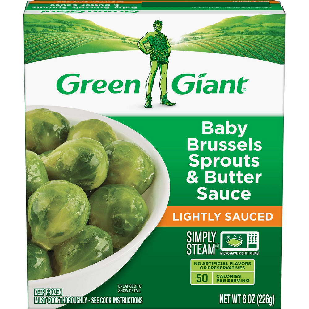 Green Giant Steamers Baby Brussels Sprouts & Butter Sauce, 8 oz