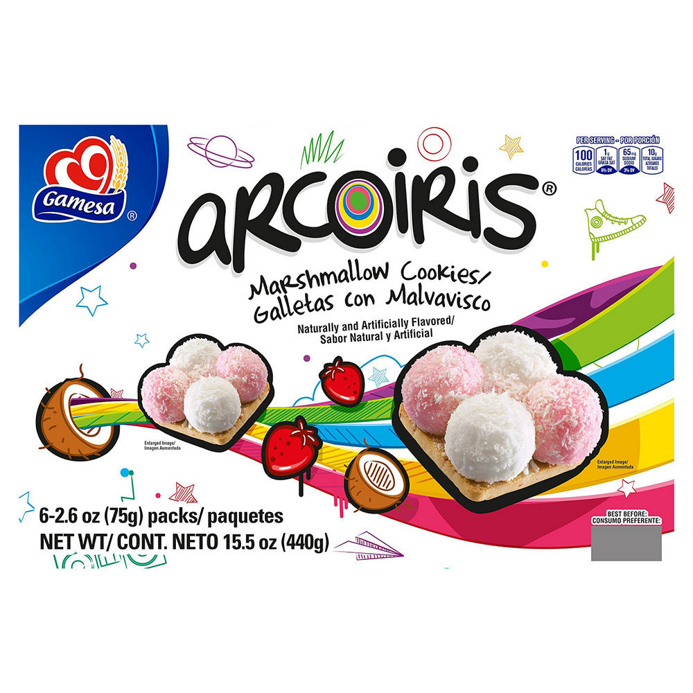 Gamesa Arcoiris Marshmallow Cookies, 15.5 oz
