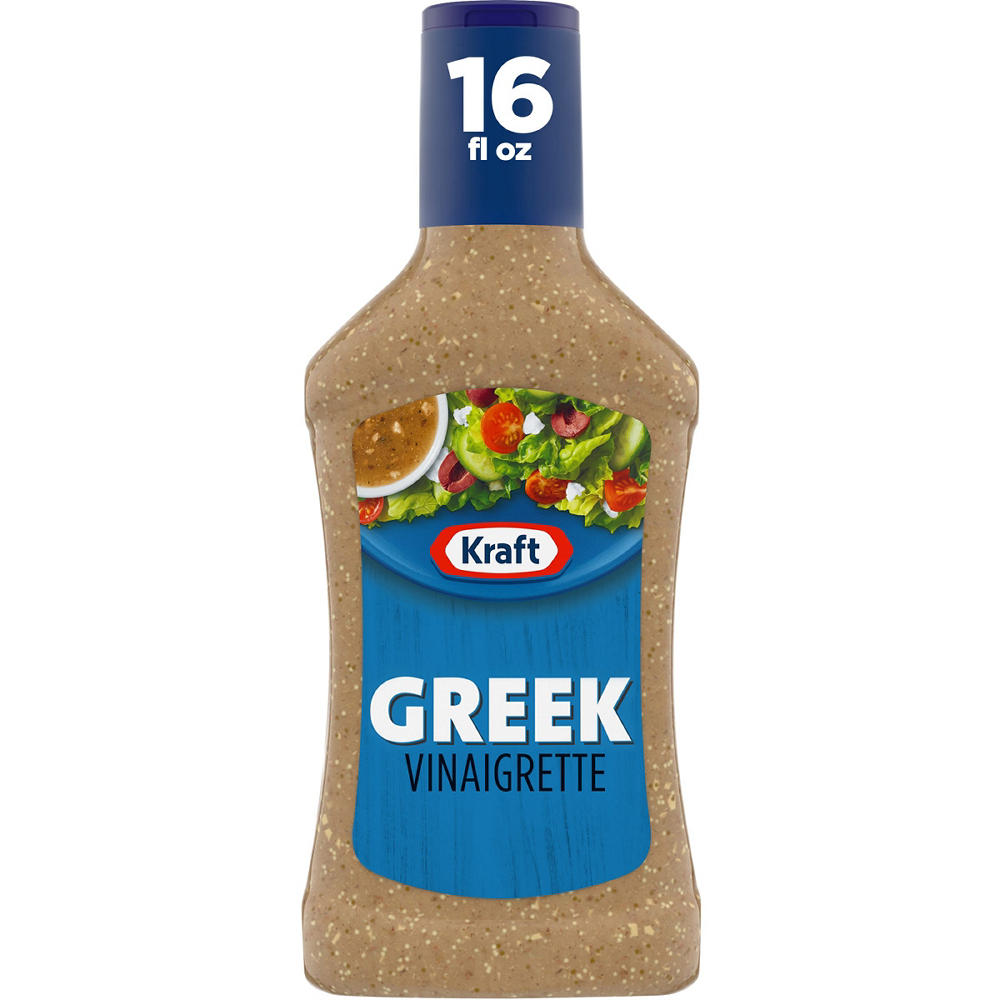 Kraft Greek Vinaigrette Dressing, 16 oz