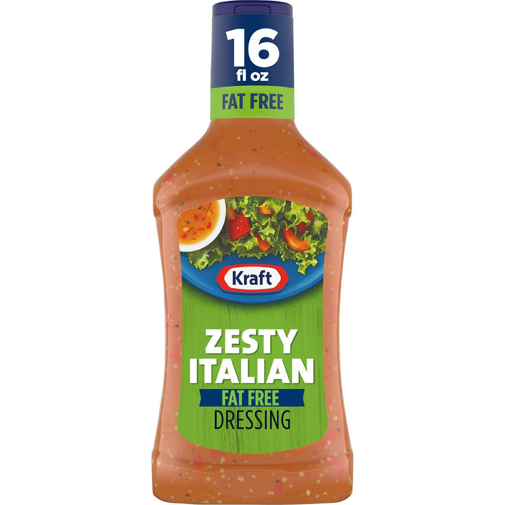 Kraft Zesty Italian Fat Free Dressing, 16 oz