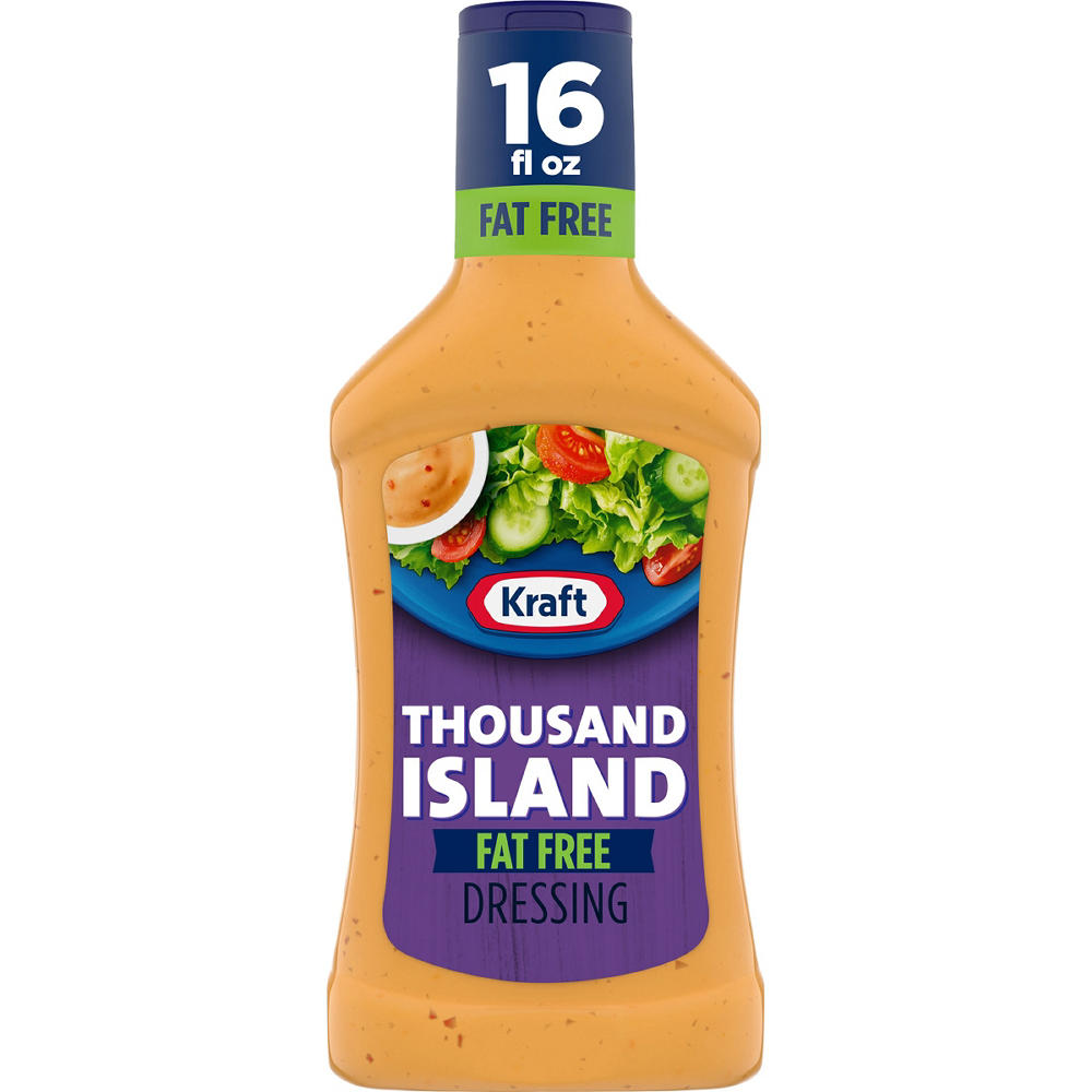 Kraft Thousand Island Fat Free Dressing, 16 fl oz