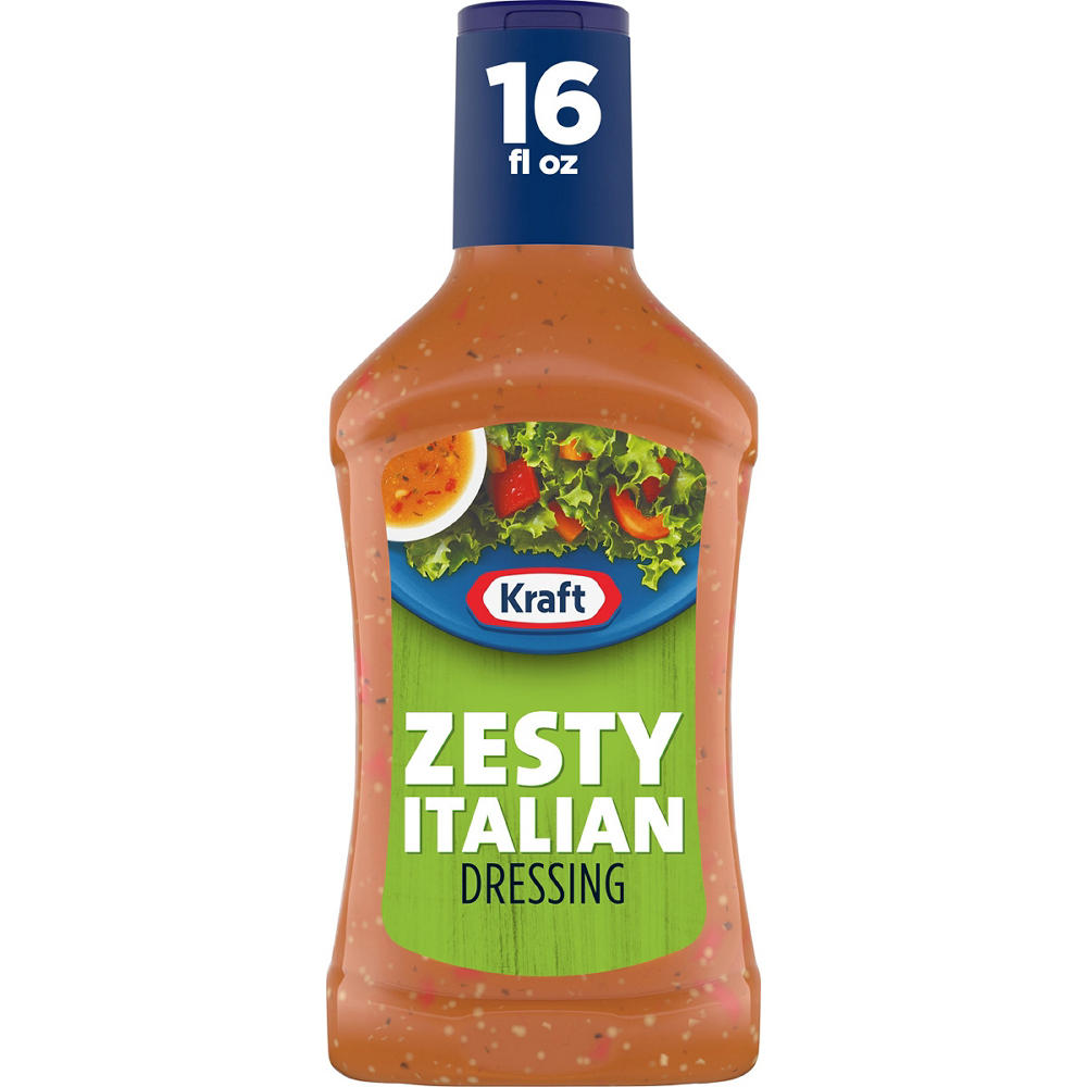 Kraft Zesty Italian Dressing, 16 oz