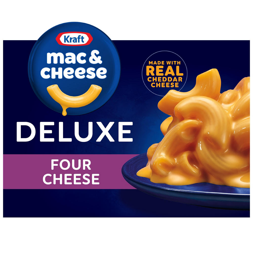 Kraft Deluxe Four Cheese Macaroni & Cheese, 14 oz