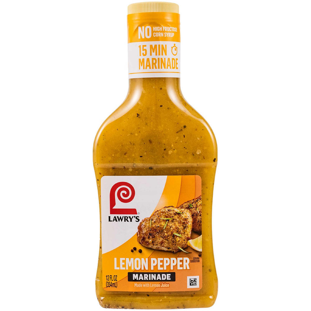 Lawry's Lemon Pepper 30 Minute Marinade, 12 oz