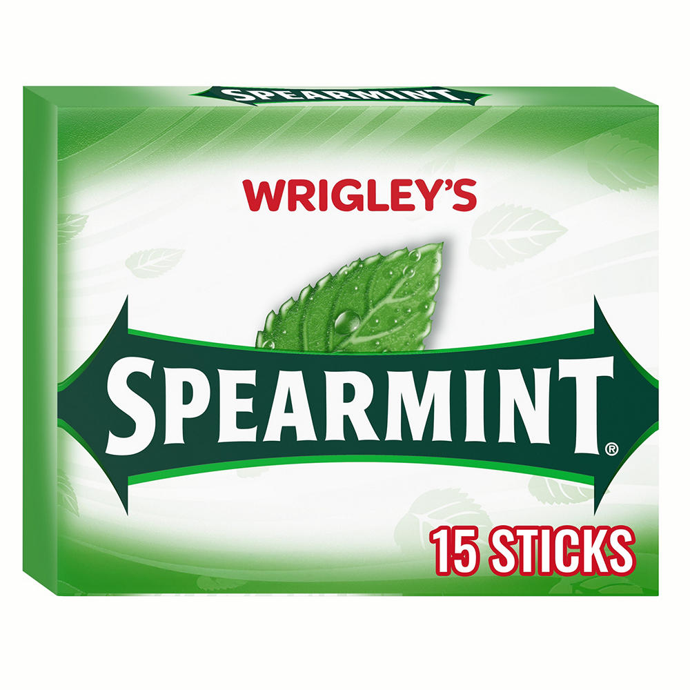 Wrigley's Spearmint Chewing Gum, 15 pc