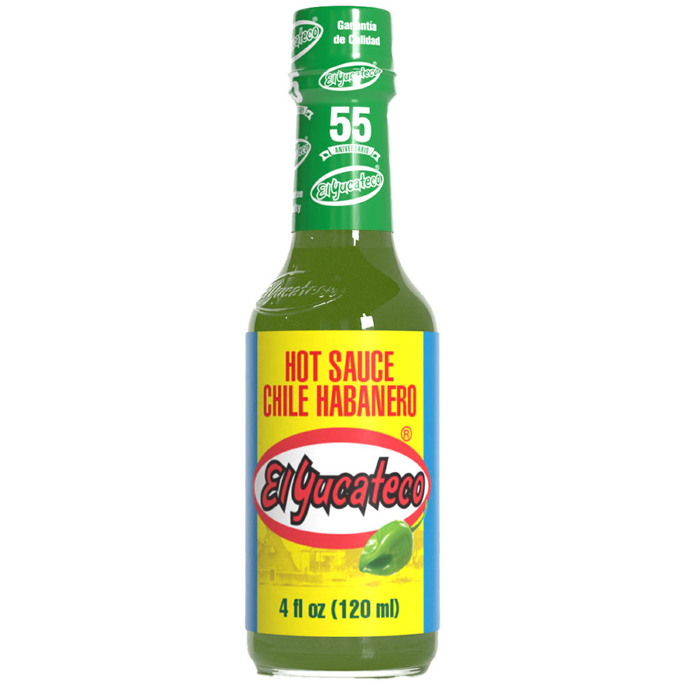 El Yucateco Salsa Picante de Chile Green Habanero Hot Sauce, 4 oz