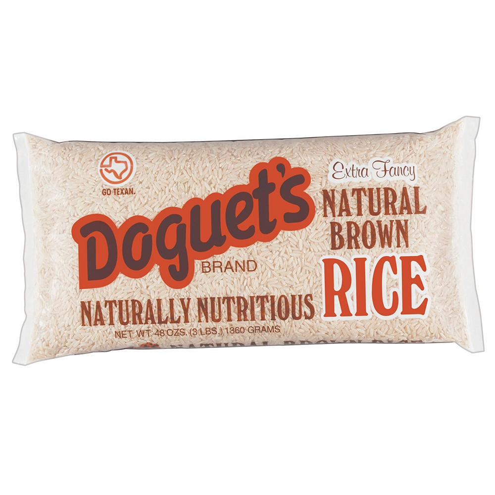Doguet's Natural Brown Rice, 3 lb