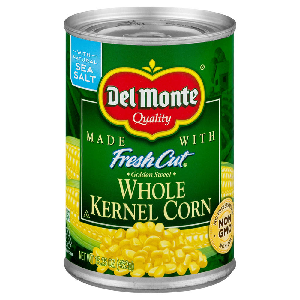Del Monte Golden Sweet Whole Kernel Corn, 15.25 oz