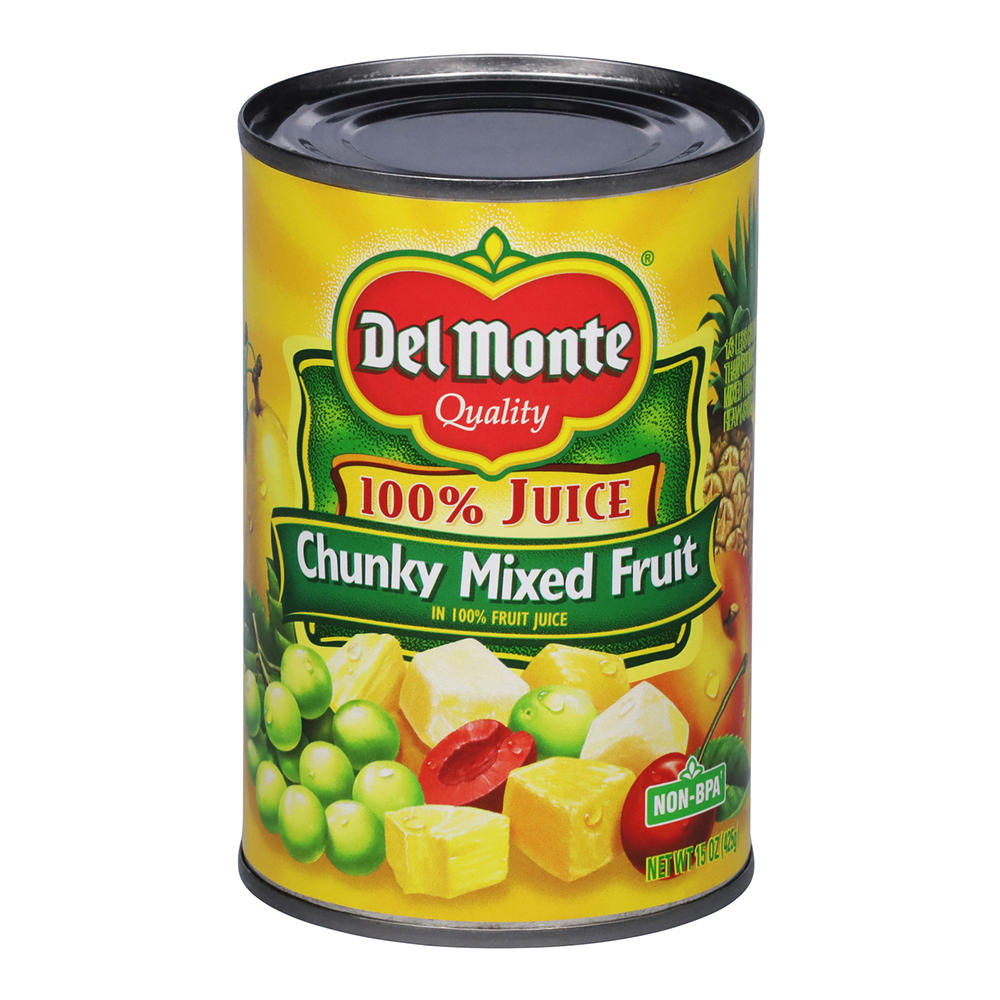 Del Monte Chunky Mixed Fruit in 100% Juice, 15 oz