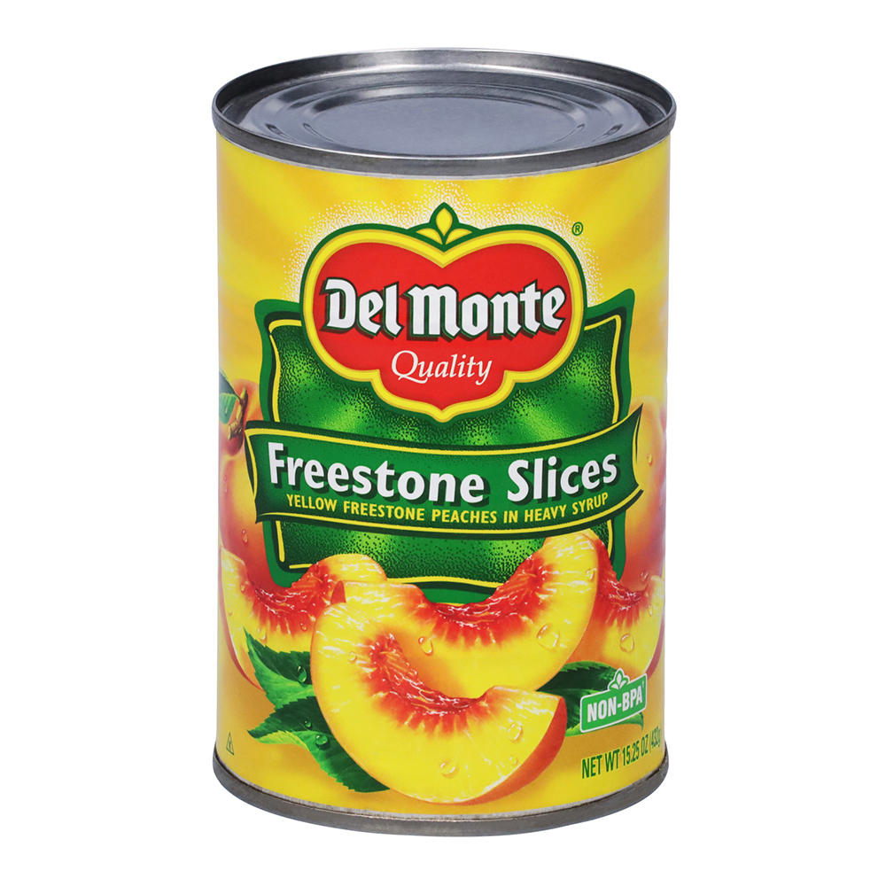 Del Monte Freestone Sliced Peaches in Heavy Syrup, 15.25 oz