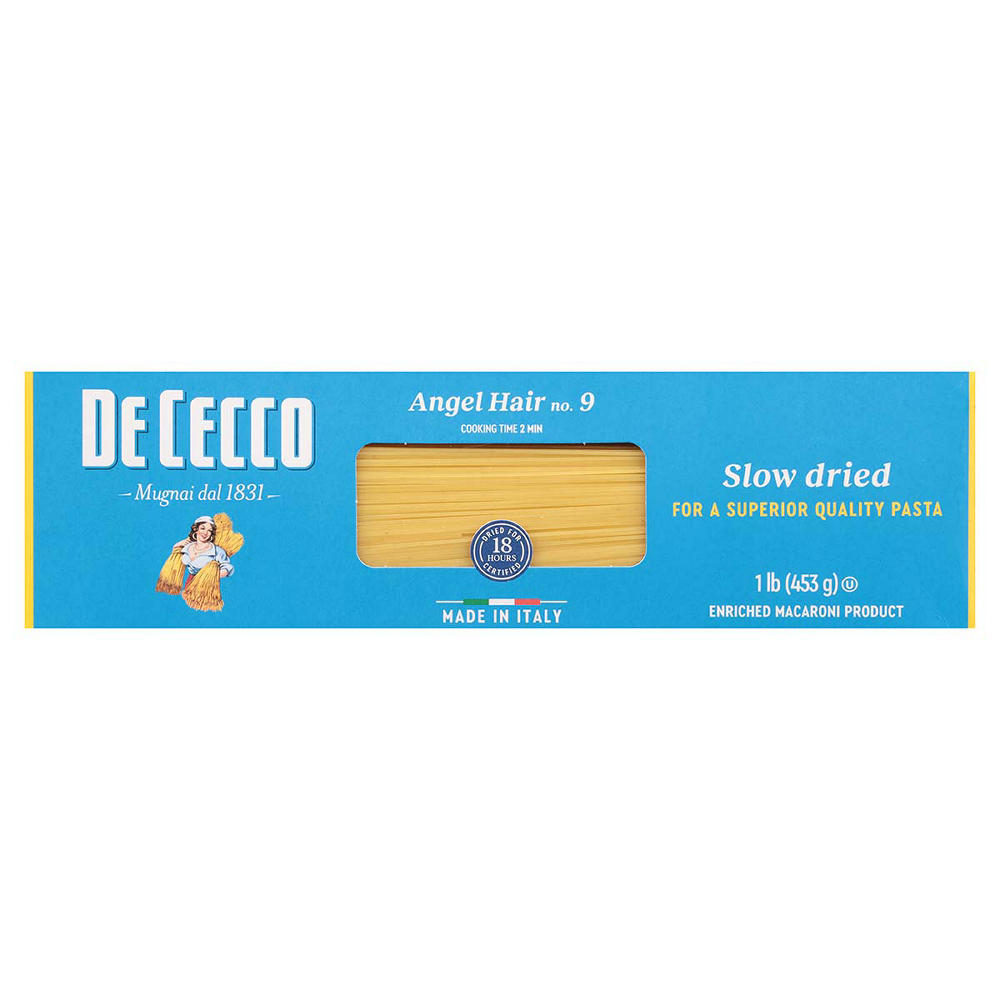 De Cecco Angel Hair Pasta No. 9, 16 oz