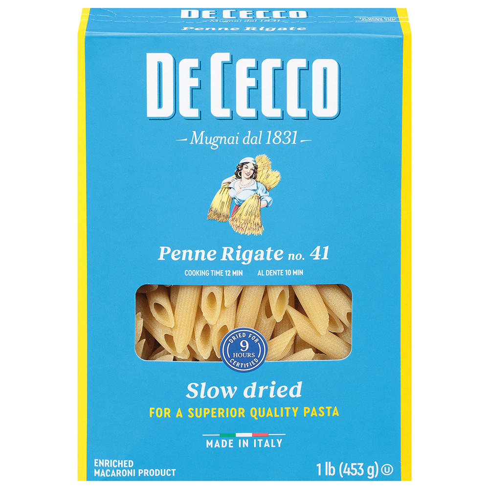 De Cecco Penne Rigate No. 41, 16 oz