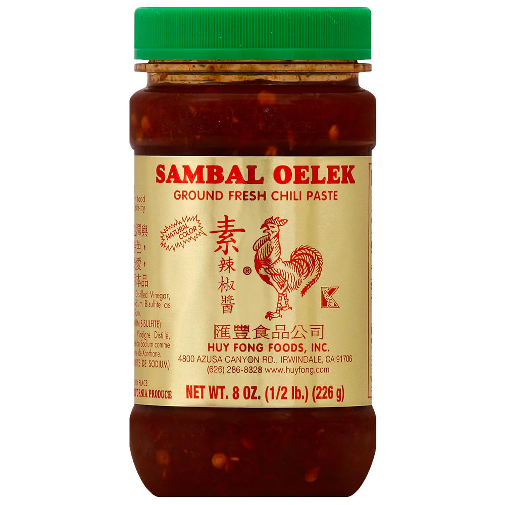 Huy Fong Sambal Oelek Ground Fresh Chili Paste, 8 oz