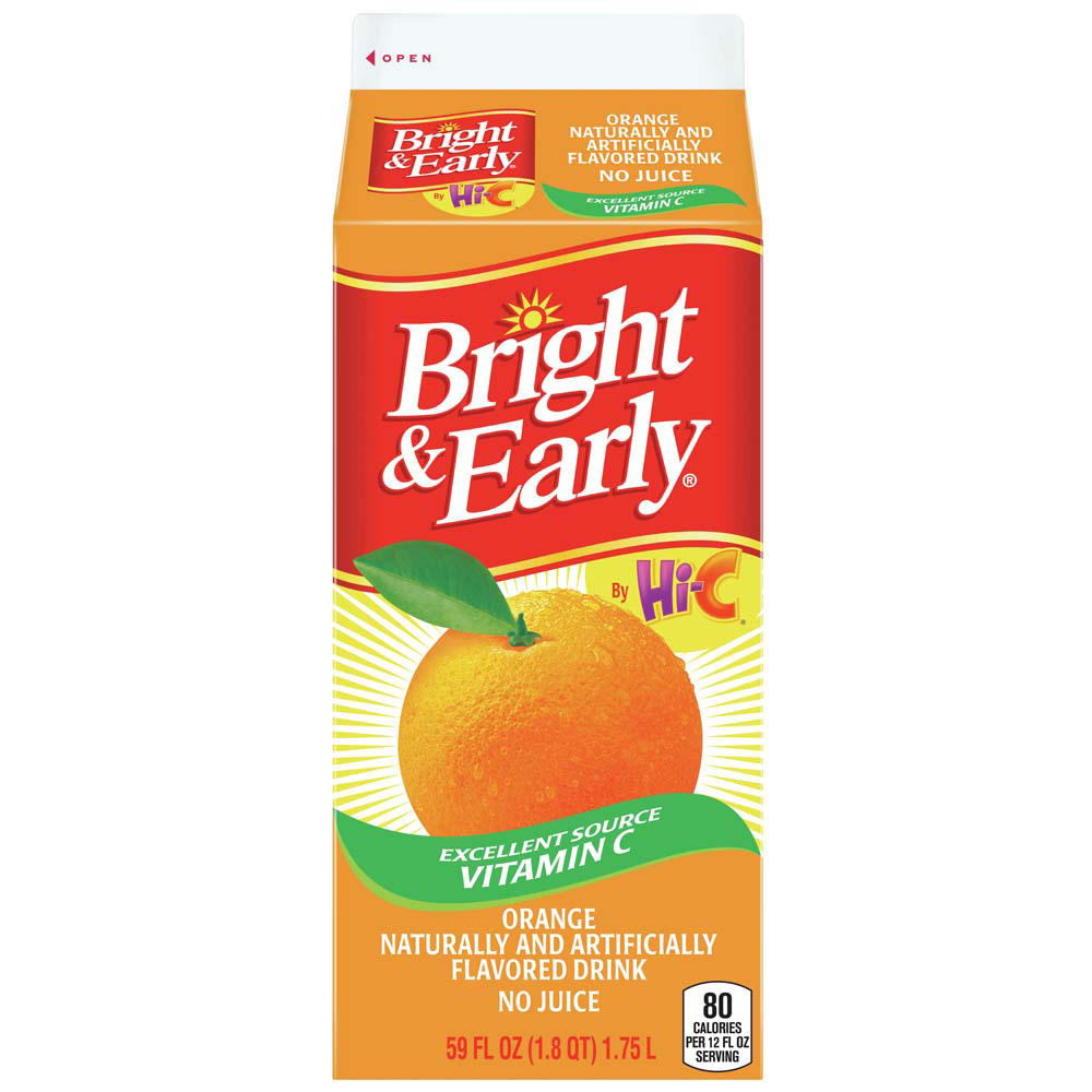 Bright & Early by Hi-C Orange Drink, 59 oz