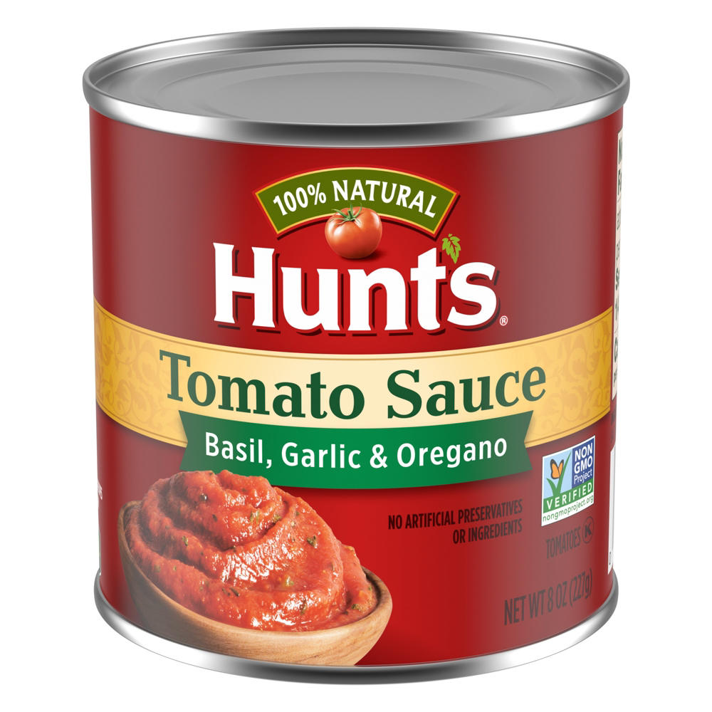 Hunt's Tomato Sauce with Basil, Garlic and Oregano, 8 oz