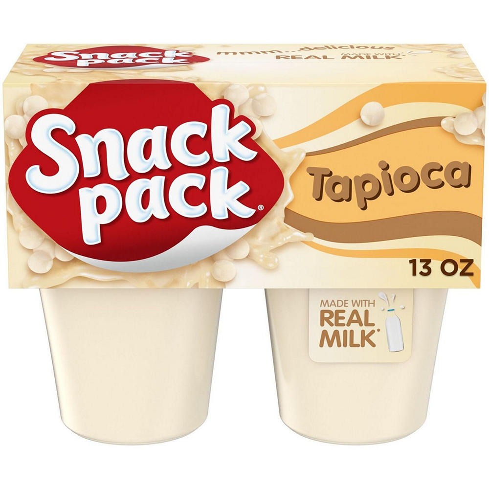 Snack Pack Tapioca Pudding Cups, 4 ct