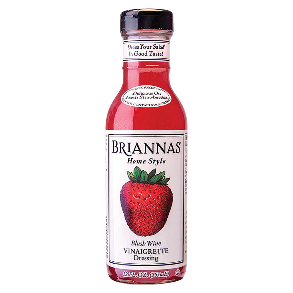 Briannas Home Style Blush Wine Vinaigrette Dressing, 12 oz